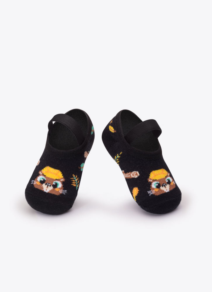 Meia-Sapatilha-Com-Antiderrapante-Bebe-Menino-Castor