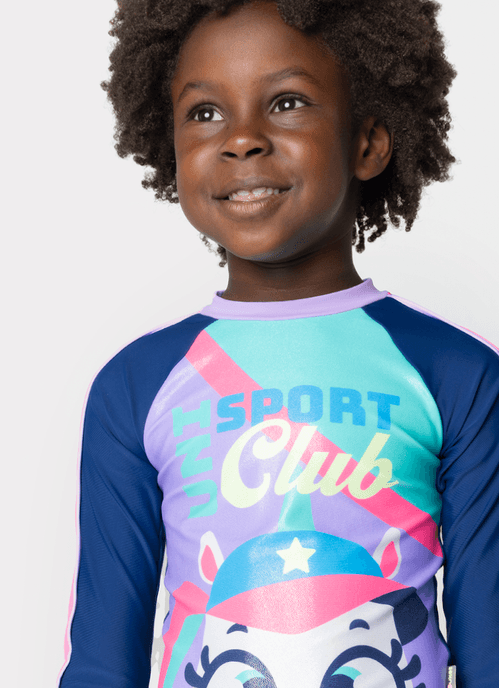 Maio Manga Longa Menina 1/2 anos Unicórnio Tênis