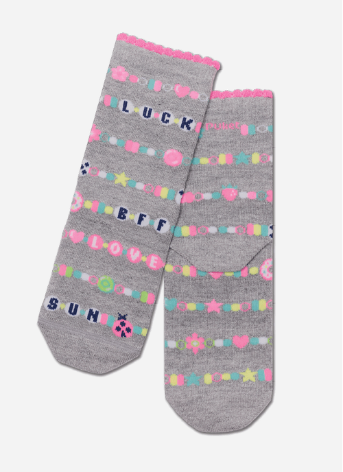 Meia Soquete Menina Colorida