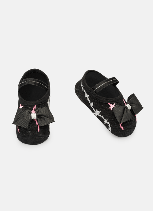 Meia Sapatilha Menina Antiderrapante Estrelas