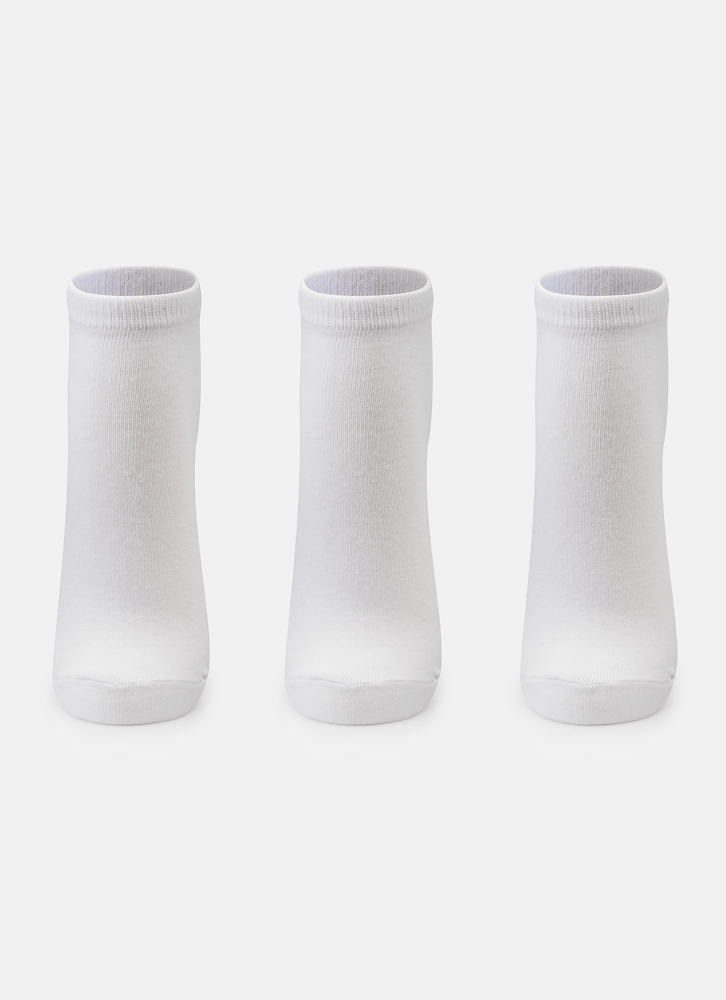 Kit-Com-3-Meias-Cano-Curto-Unissex-Adulto-Lisas