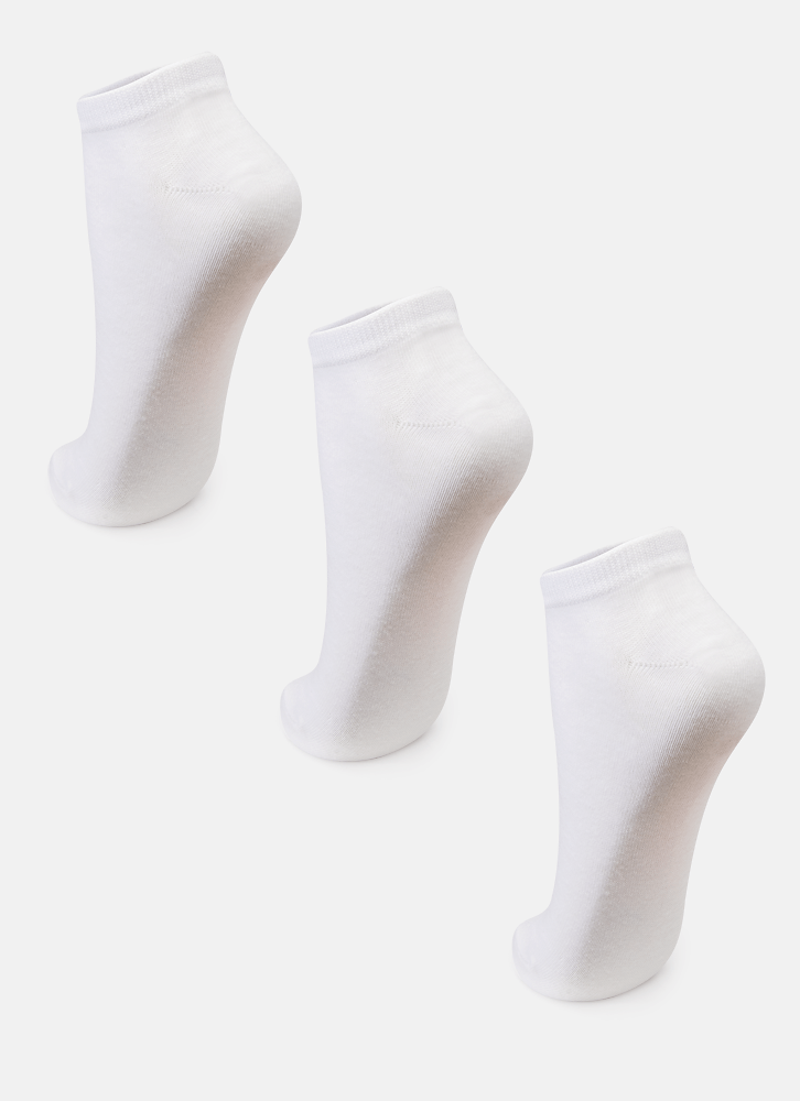 Kit-Com-3-Meias-Cano-Curto-Unissex-Adulto-Lisas