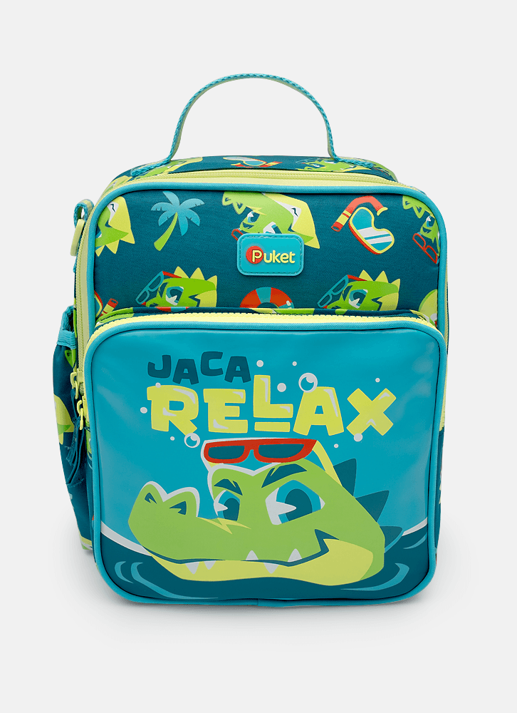 Lancheira-Termica-Com-Bolso-Frontal-Jacare-Relax