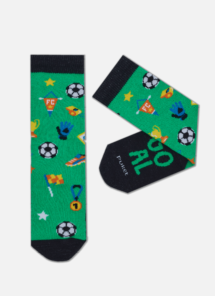 Meia-Cano-3-4-Bebe-Menino-Futebol