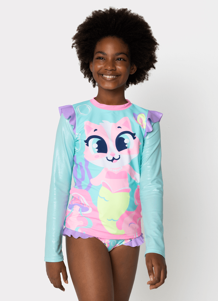 Conjunto-Camiseta-E-Calcinha-Menina-Teen-Gata-Sereia