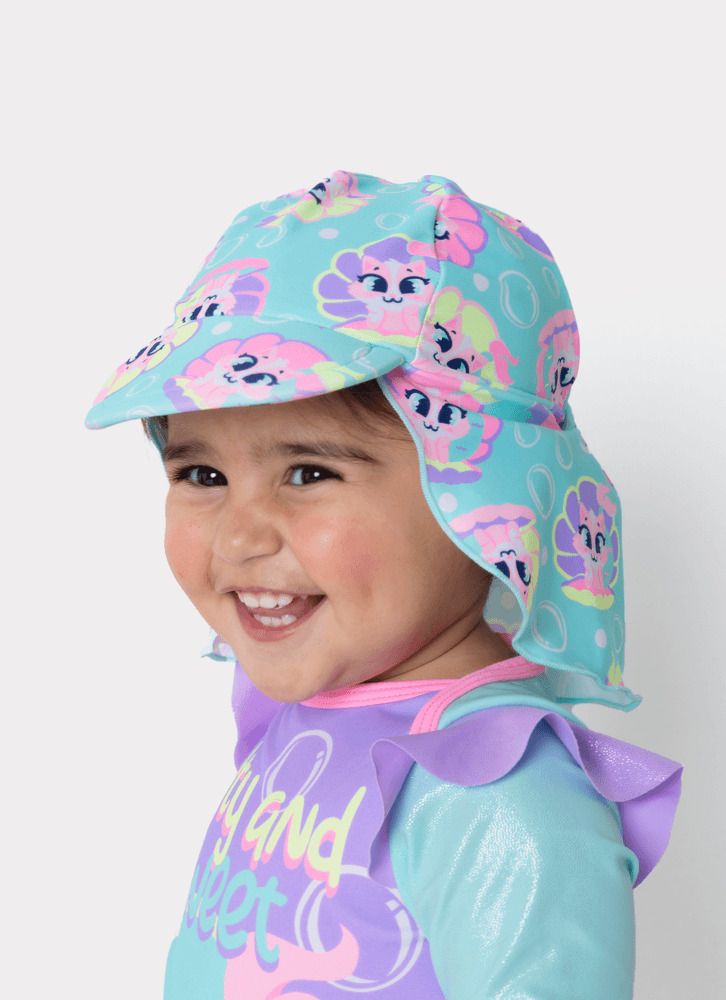 Chapeu-Com-Protecao-Solar-Bebe-Menina-Gata-Sereia