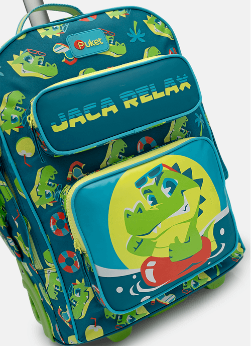 Mochila com Rodinha Grande Jacaré Relax