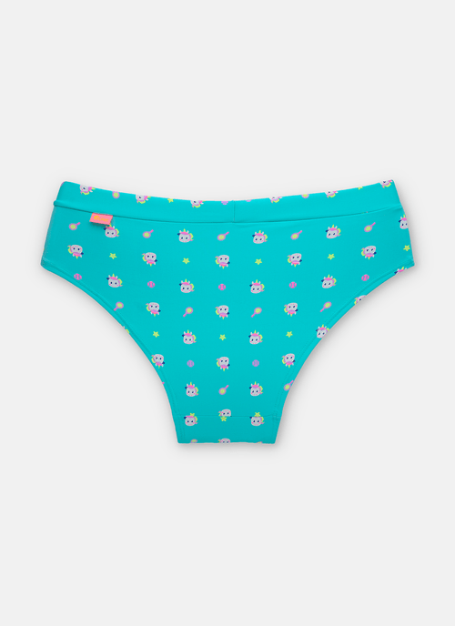 Calcinha Boneca Microfibra Menina Teen Unicórnio Tênis