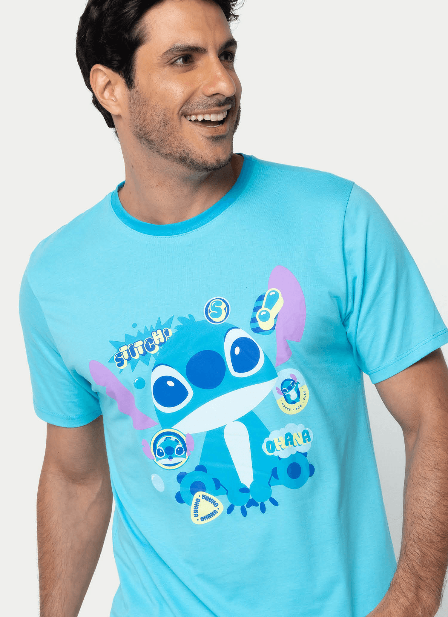 Pijama-Manga-Curta-Algodao-Masculino-Stitch