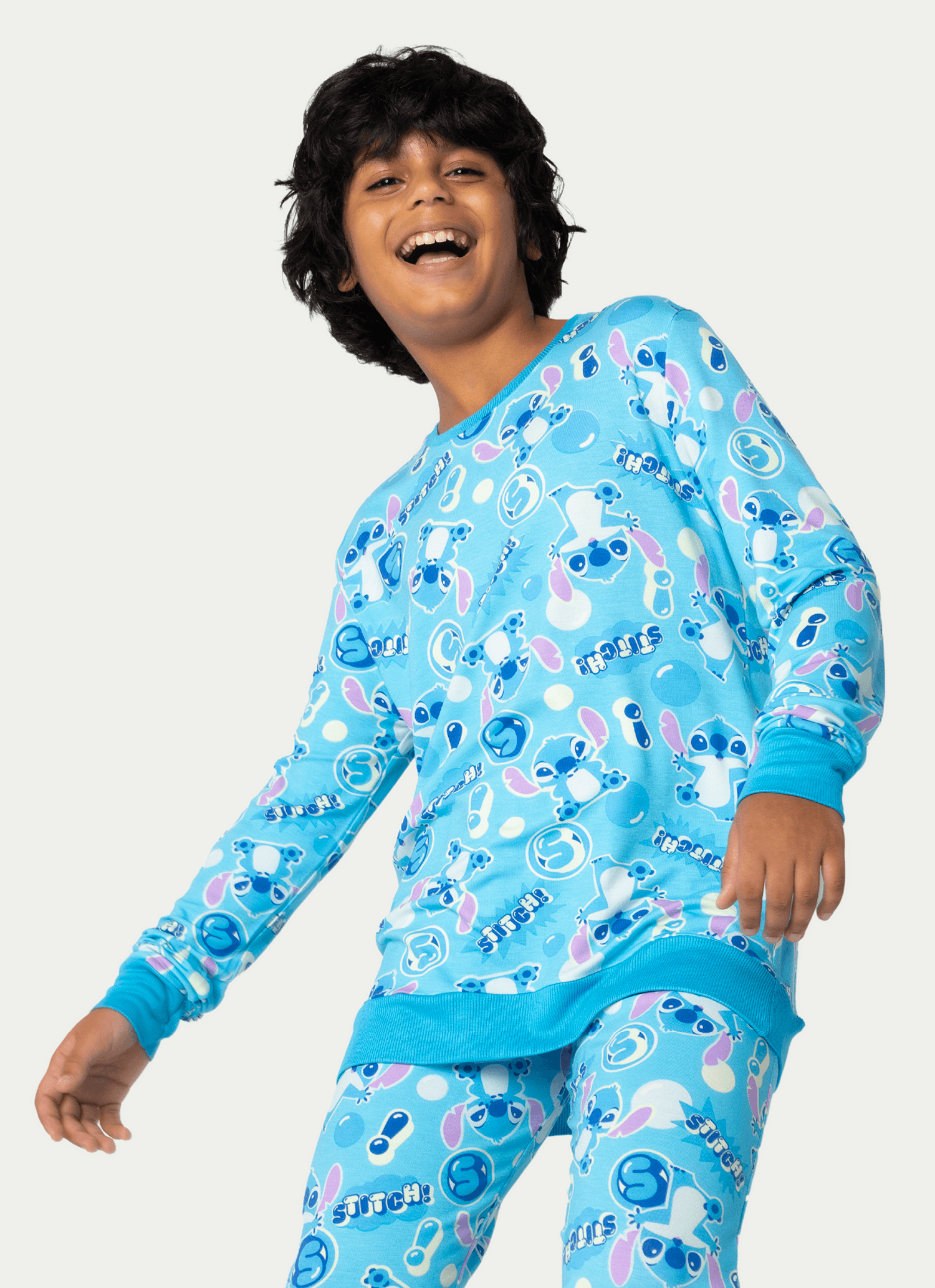 Pijama-Manga-Longa-Ultra-Visco-Menino-Teen-Stitch