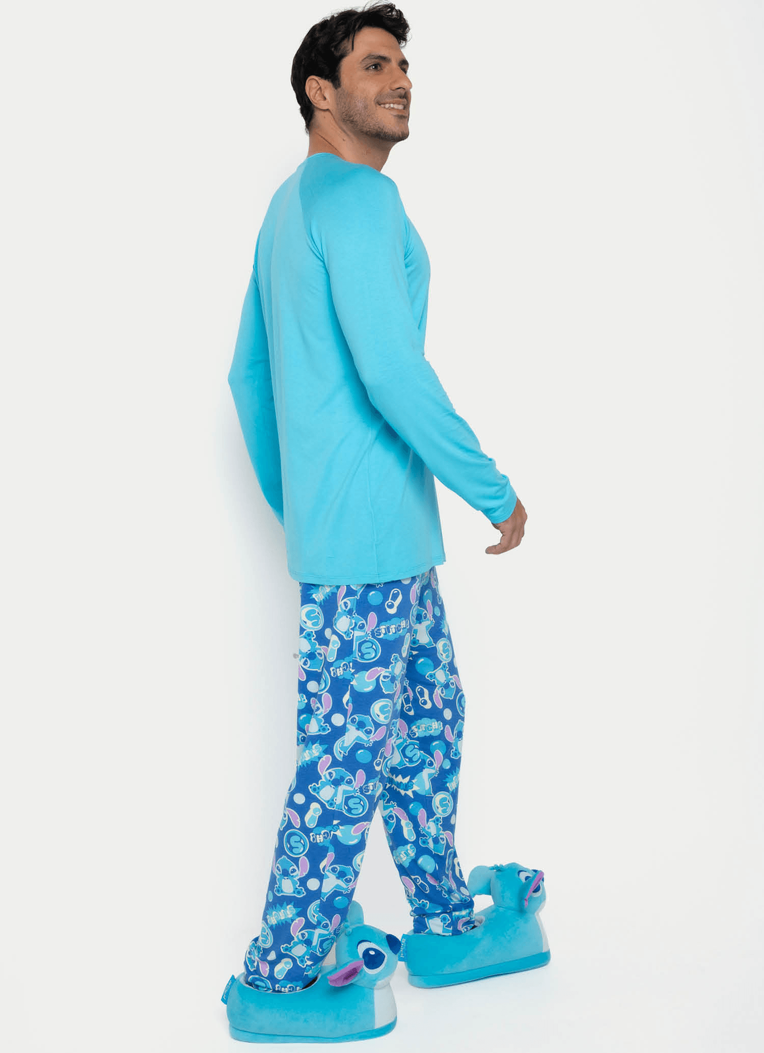 Pijama-Manga-Longa-Viscolycra-Masculino-Stitch
