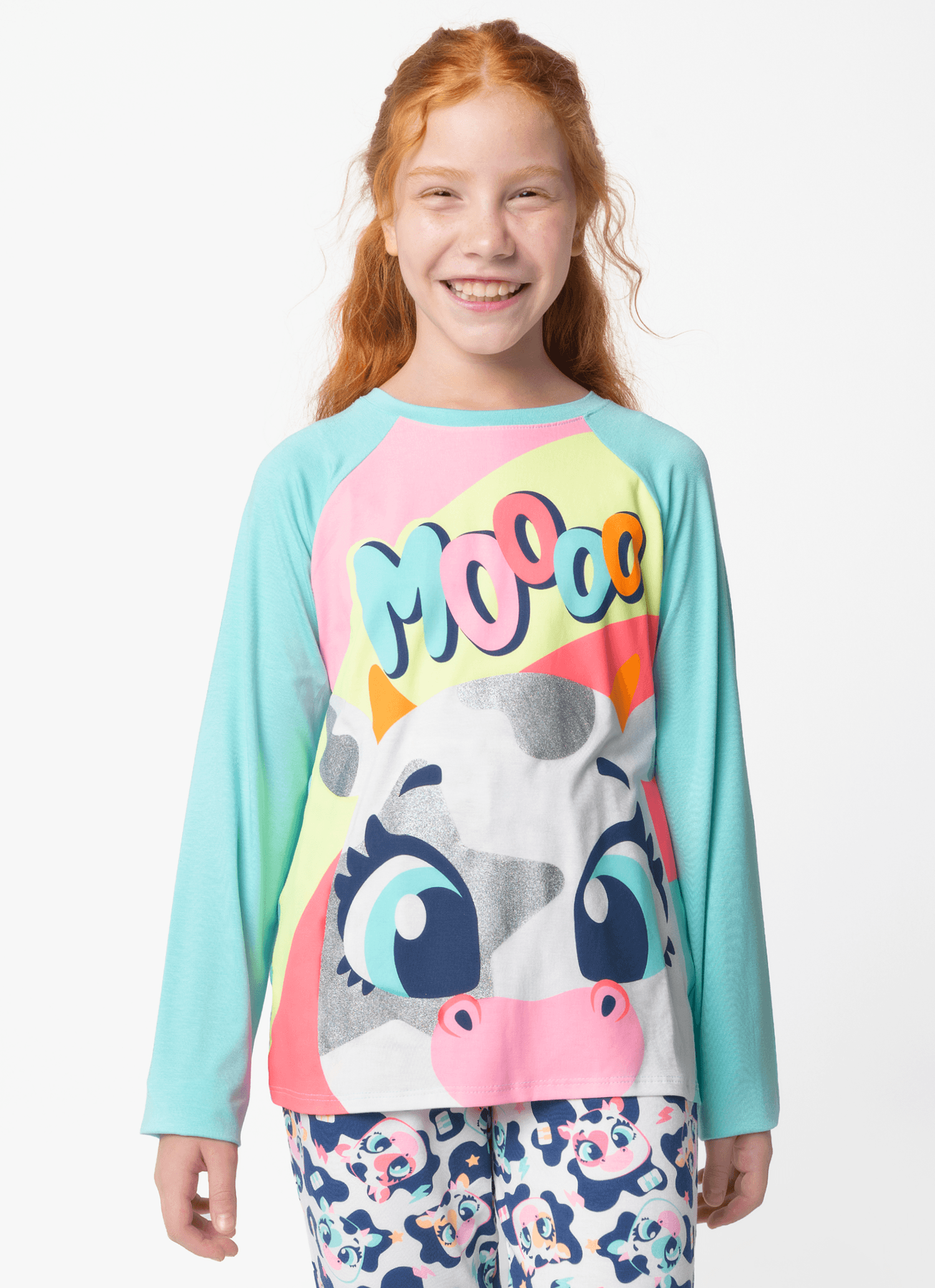 Pijama-Manga-Longa-Viscolycra-Menina-Teen-Vaca-Moosic