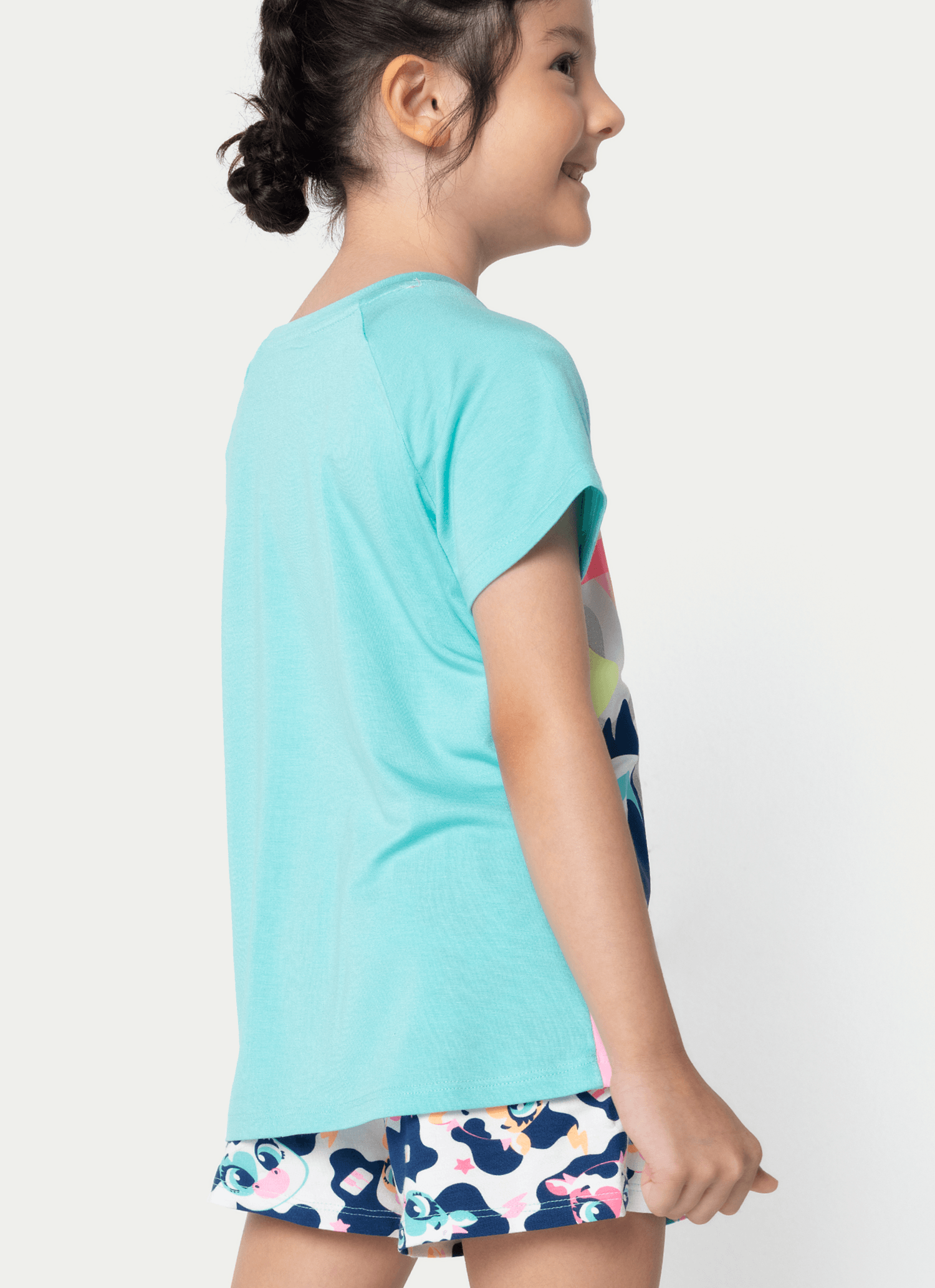 Pijama-Manga-Curta-Viscolycra-Menina-Vaca-Moosic