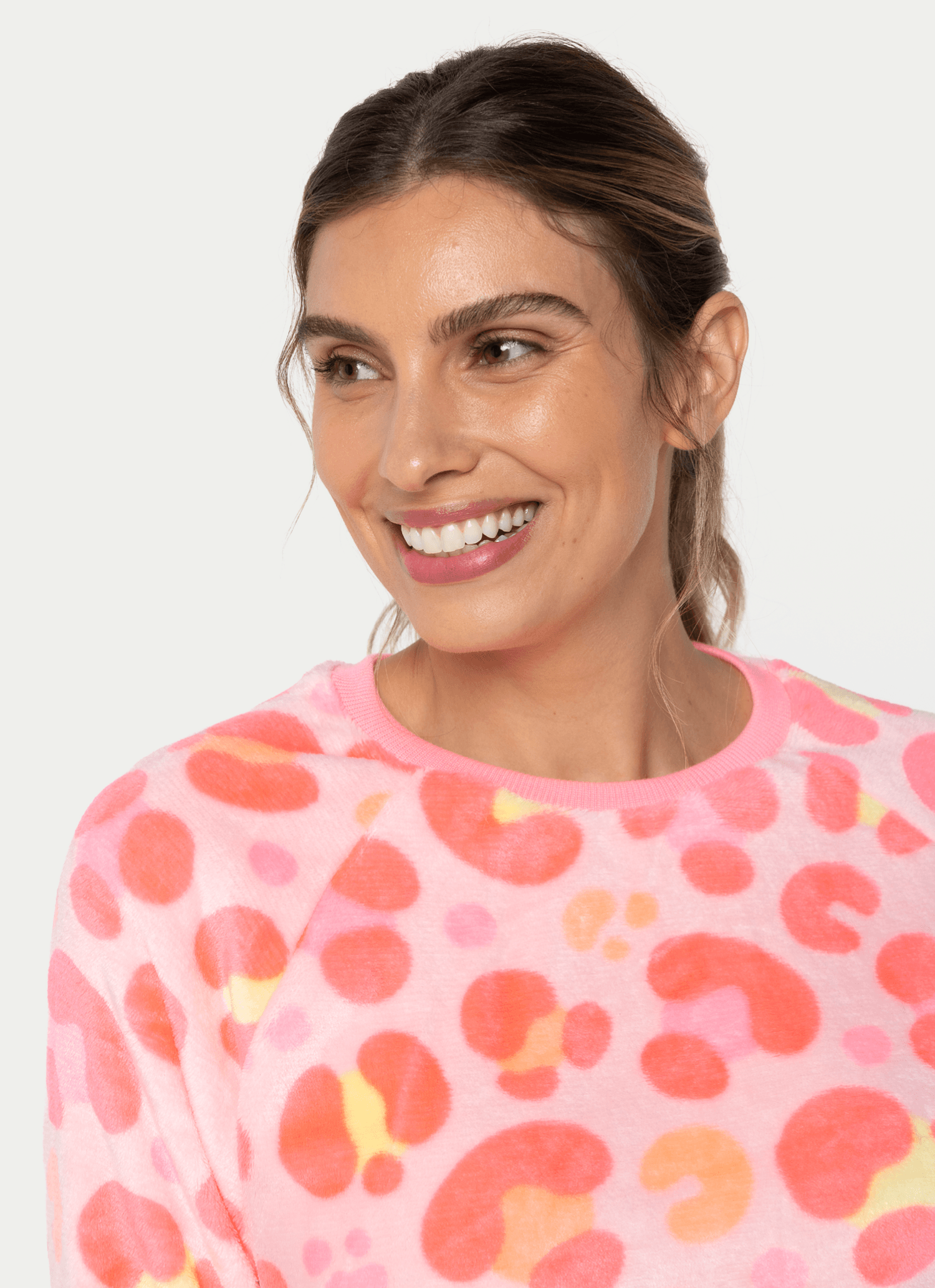 Pijama-Manga-Longa-Soft-Feminino-Gata-Cereja