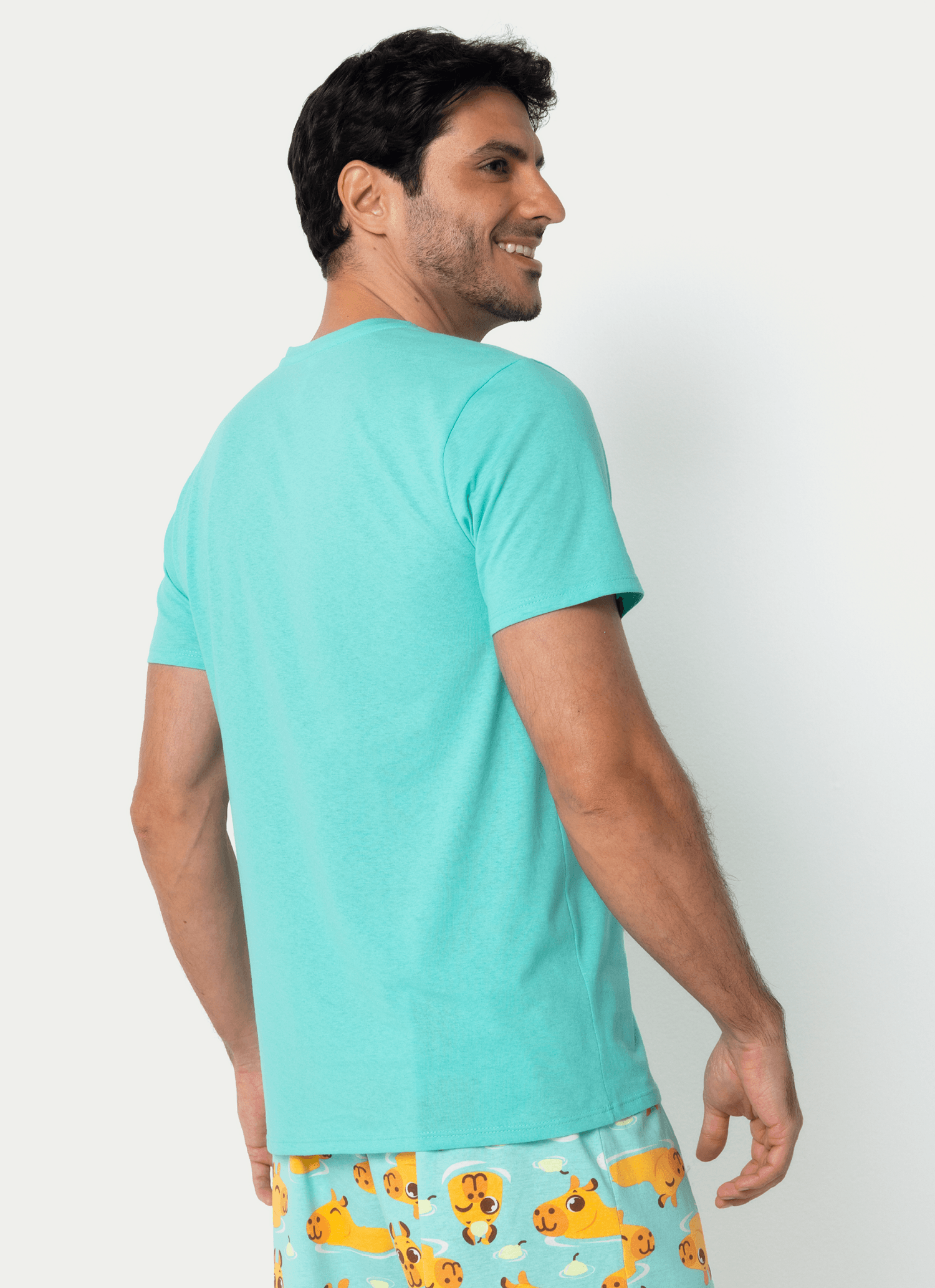 Pijama-Manga-Curta-Algodao-Masculino-Capy-Bora