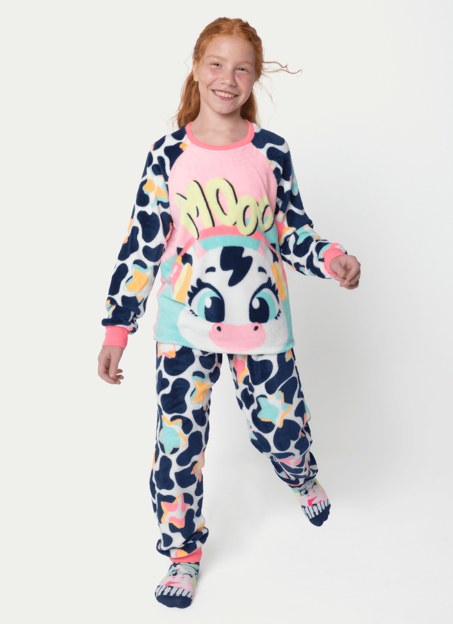 Pijama-Manga-Longa-Soft-Menina-Teen-Vaca-Moosic