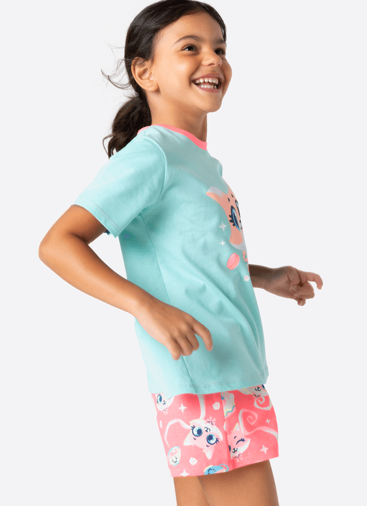 Pijama-Manga-Curta-Algodao-Menina-Raposa-Confeiteira