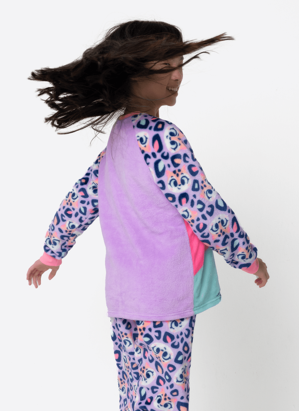 Pijama-Manga-Longa-Soft-Menina-Teen-Onca