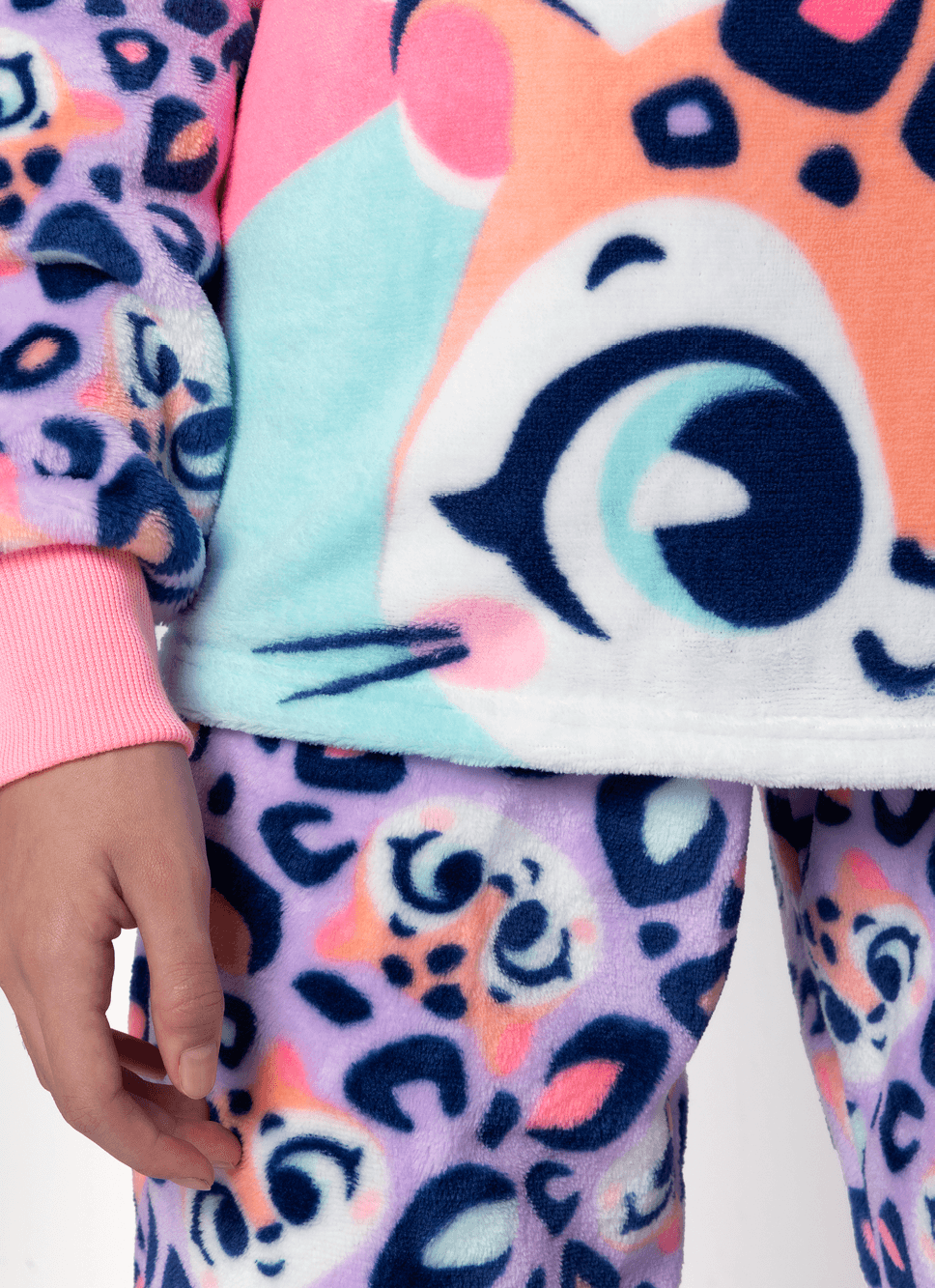 Pijama-Manga-Longa-Soft-Menina-Teen-Onca