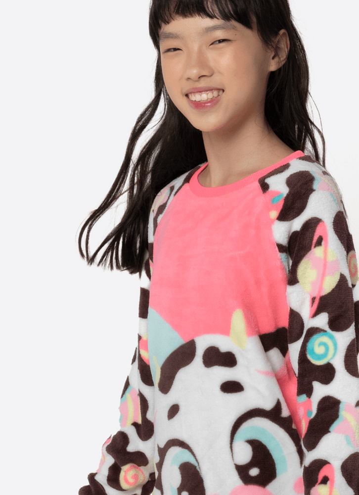 Pijama-Manga-Longa-Soft-Menina-Teen-Vaca-Chocolate