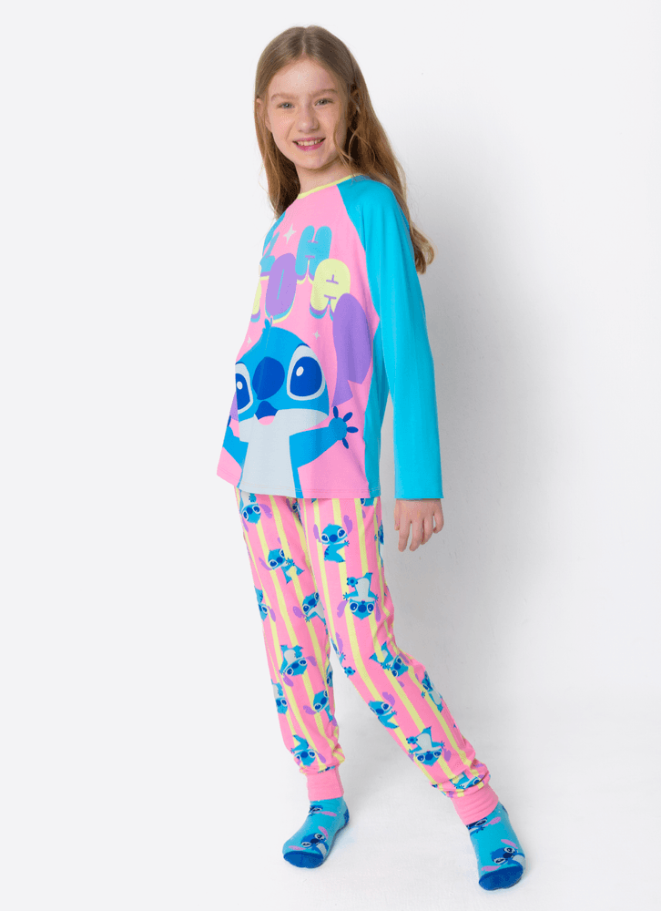 Pijama-Manga-Longa-Menina-Teen-Stitch
