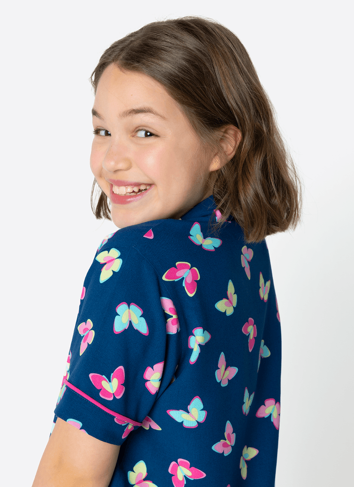 Pijama-Manga-Curta-Viscose-Menina-Teen-Borboletas