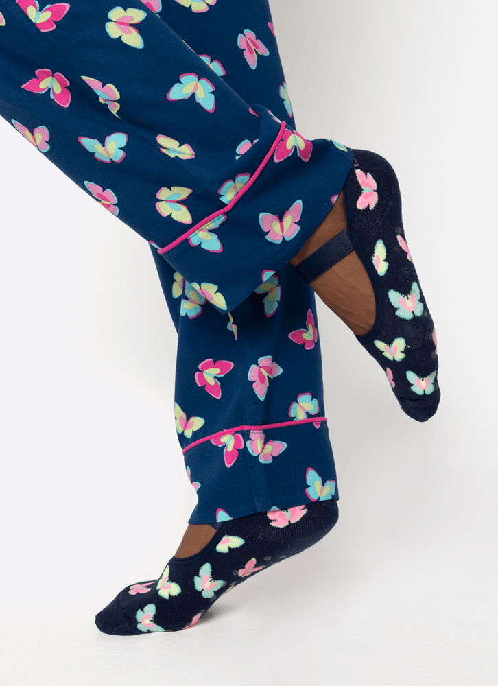 Pijama-Manga-Curta-Viscose-Feminino-Borboletas