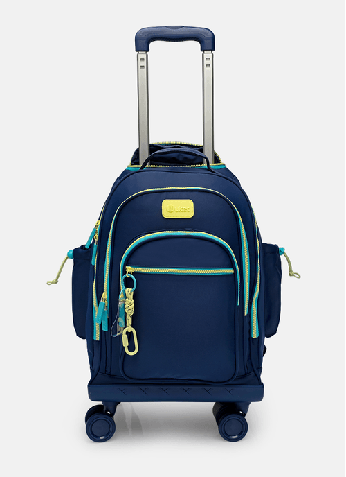 Mochila com Rodinha 360 Azul Marinho