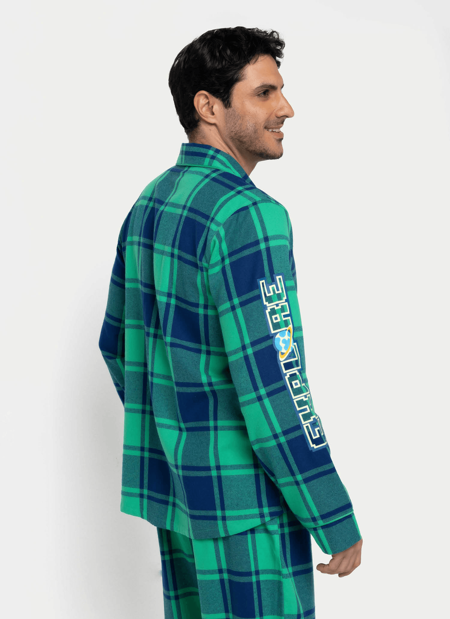 Pijama-Manga-Longa-Flanela-Masculino-Dino-Astronauta
