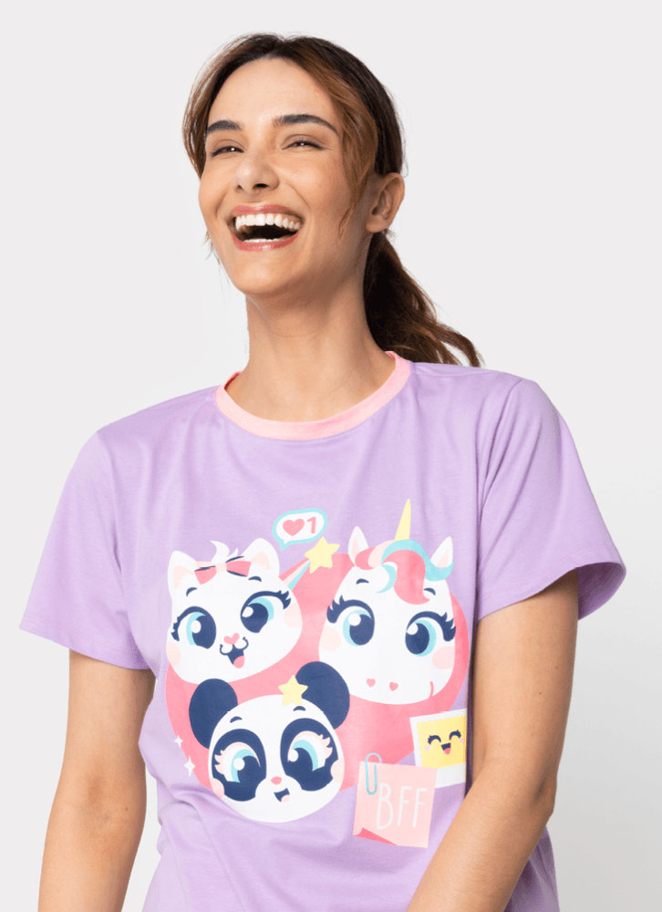 Pijama-Manga-Curta-Algodao-Feminino-Multibichos-Best-Friend
