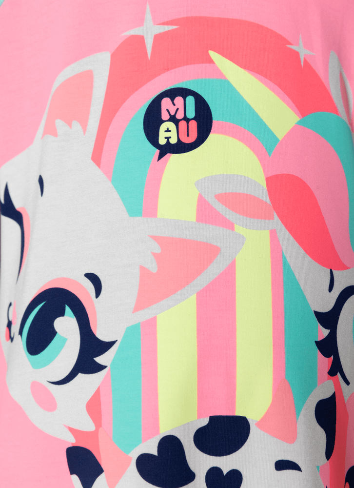 Camisola-Manga-Curta-Viscolycra-Menina-Multibichos-Bff