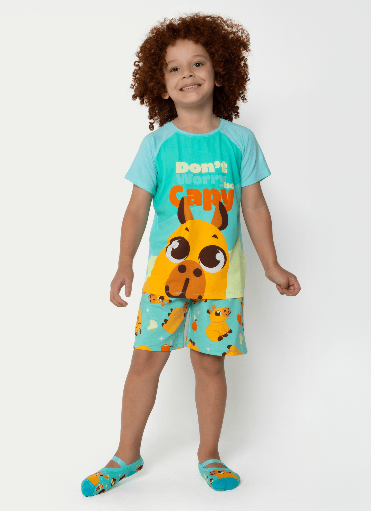 Pijama-Manga-Curta-Viscolycra-Menina-Capivara-Vibes