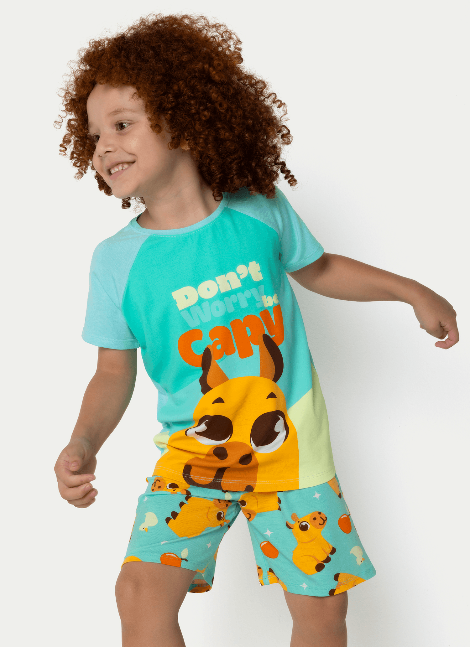 Pijama-Manga-Curta-Viscolycra-Menina-Capivara-Vibes