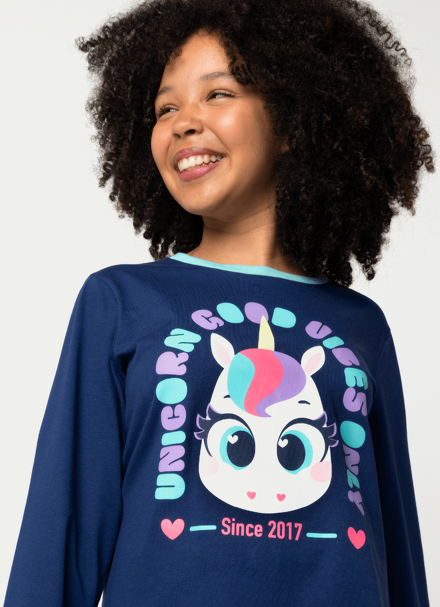 Pijama-Manga-Longa-Algodao-Menina-Teen-Unicornio