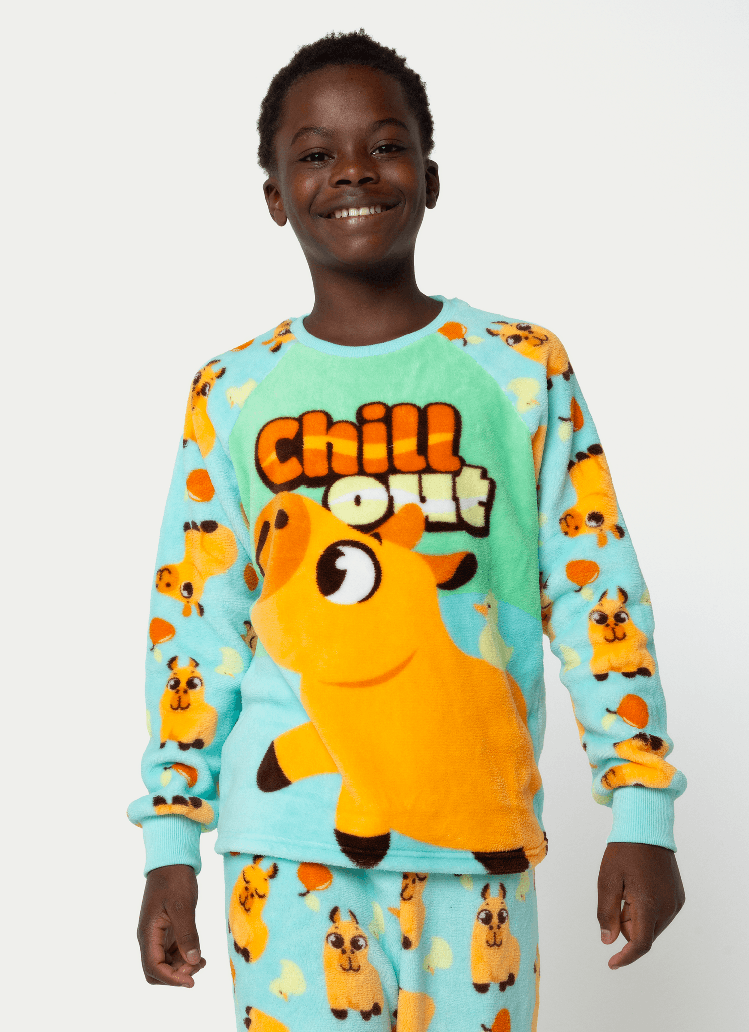 Pijama-Manga-Longa-Soft-Unissex-Teen-Capivara-Vibes