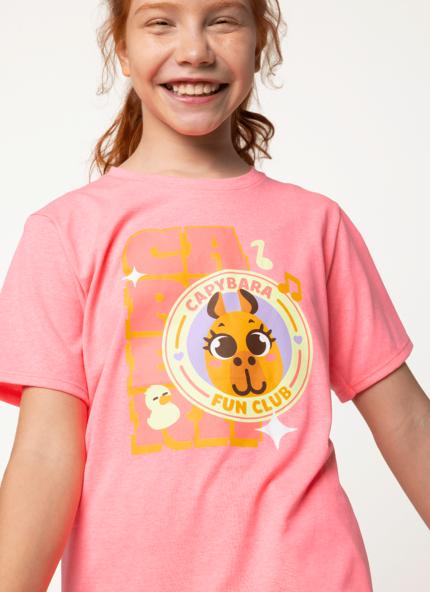 Pijama-Manga-Curta-Algodao-Menina-Teen-Capy-Bora
