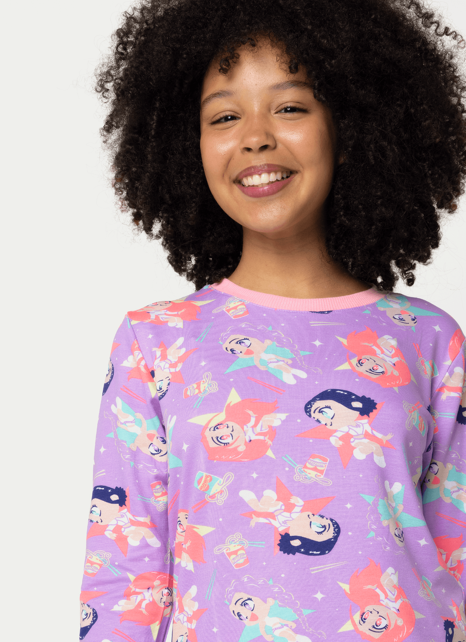 Pijama-Manga-Longa-Ultra-Visco-Menina-Teen-Guerreiras-Do-K-pop