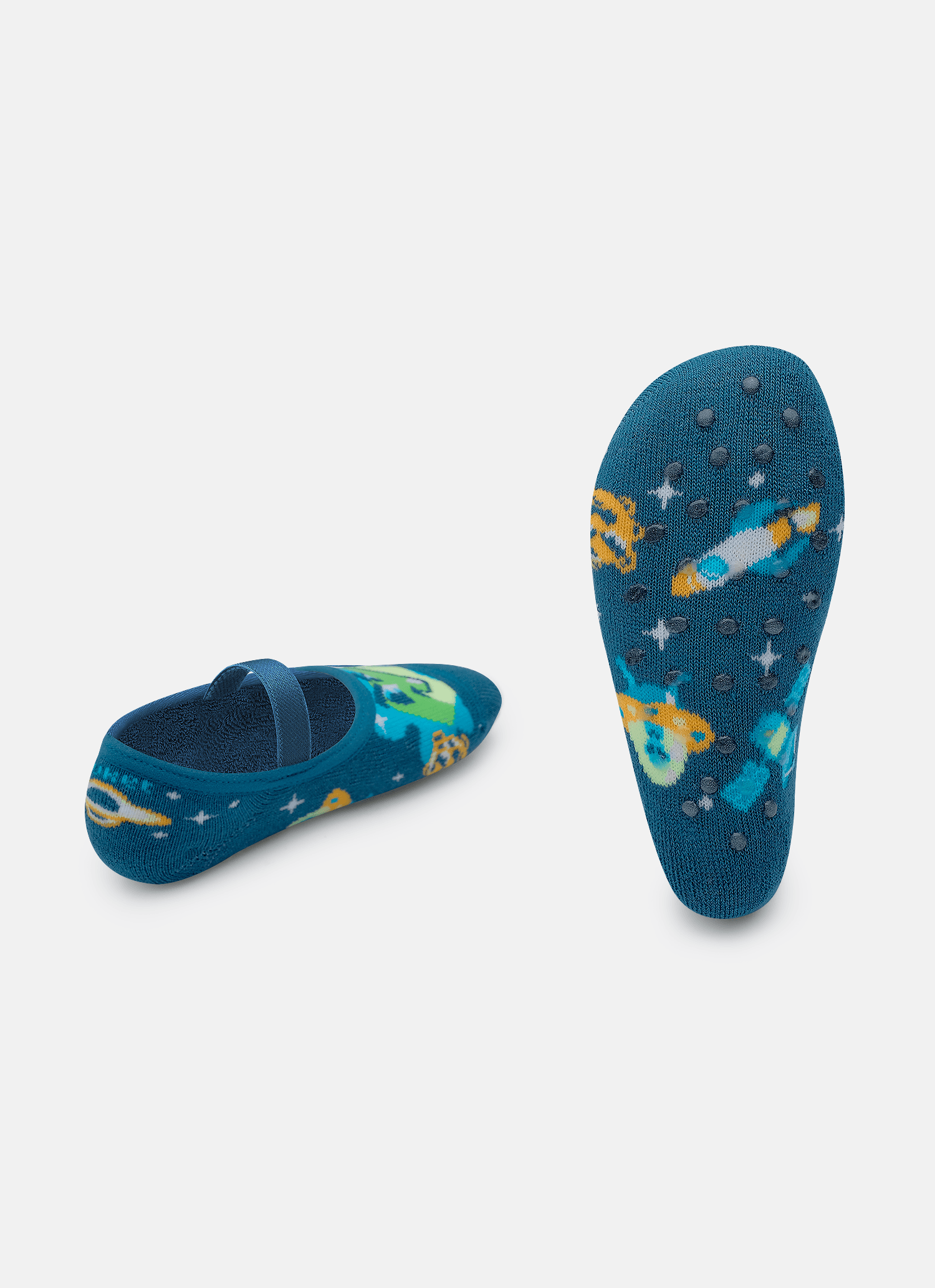 Meia-Sapatilha-Antiderrapante-Bebe-Menino-Dino-Astronauta
