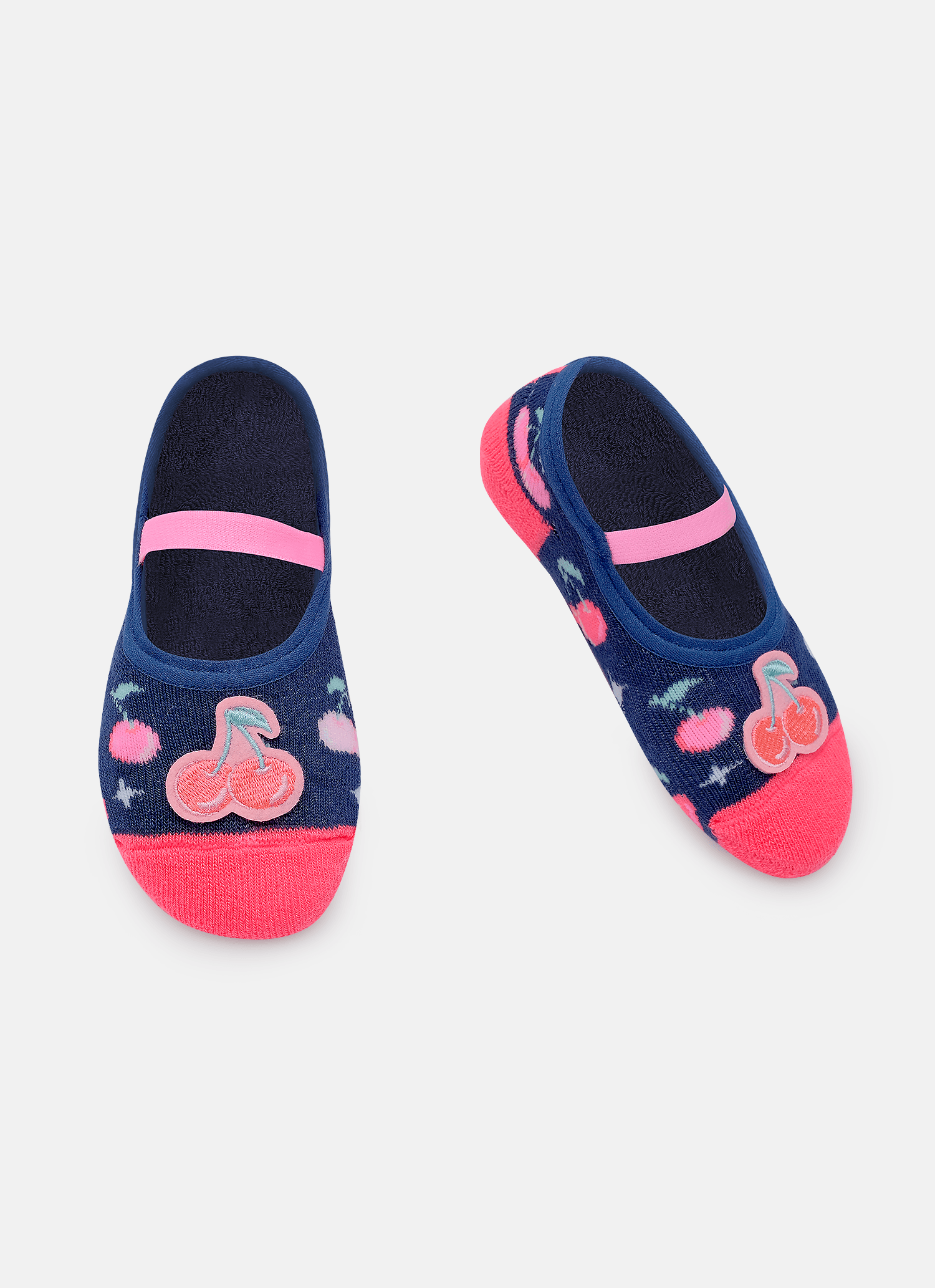 Meia-Sapatilha-Antiderrapante-Bebe-Menina-Cerejas