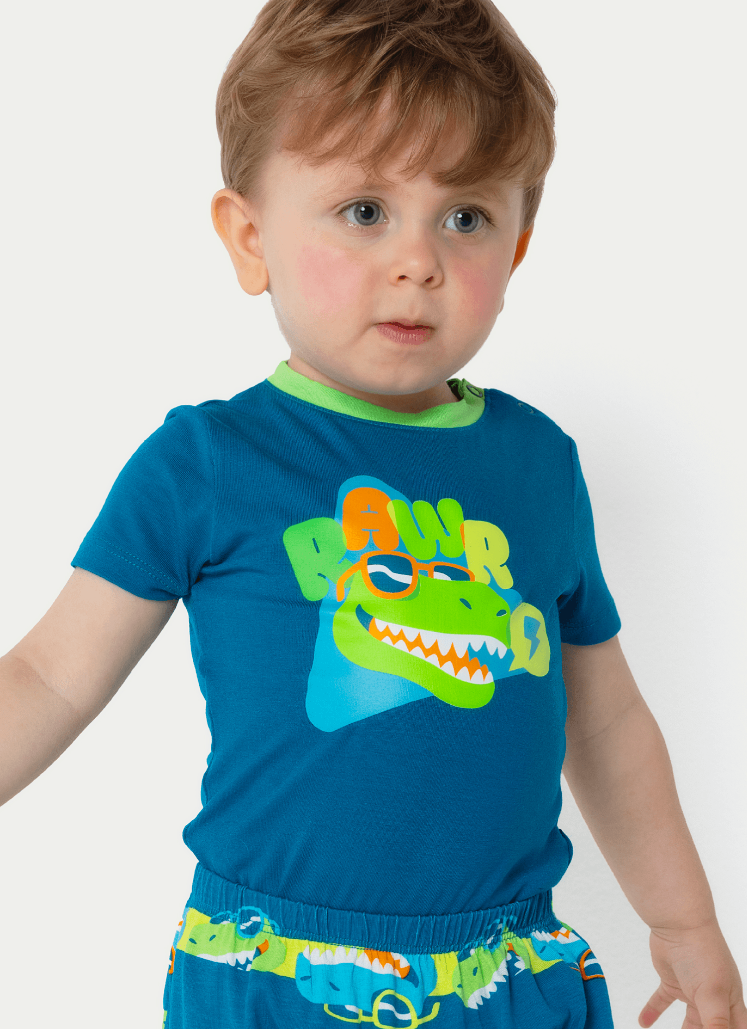Pijama-Manga-Curta-Viscolycra-Bebe-Menino-Dino
