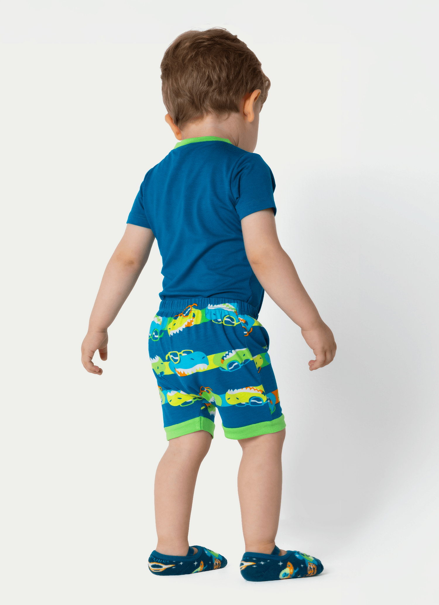 Pijama-Manga-Curta-Viscolycra-Bebe-Menino-Dino