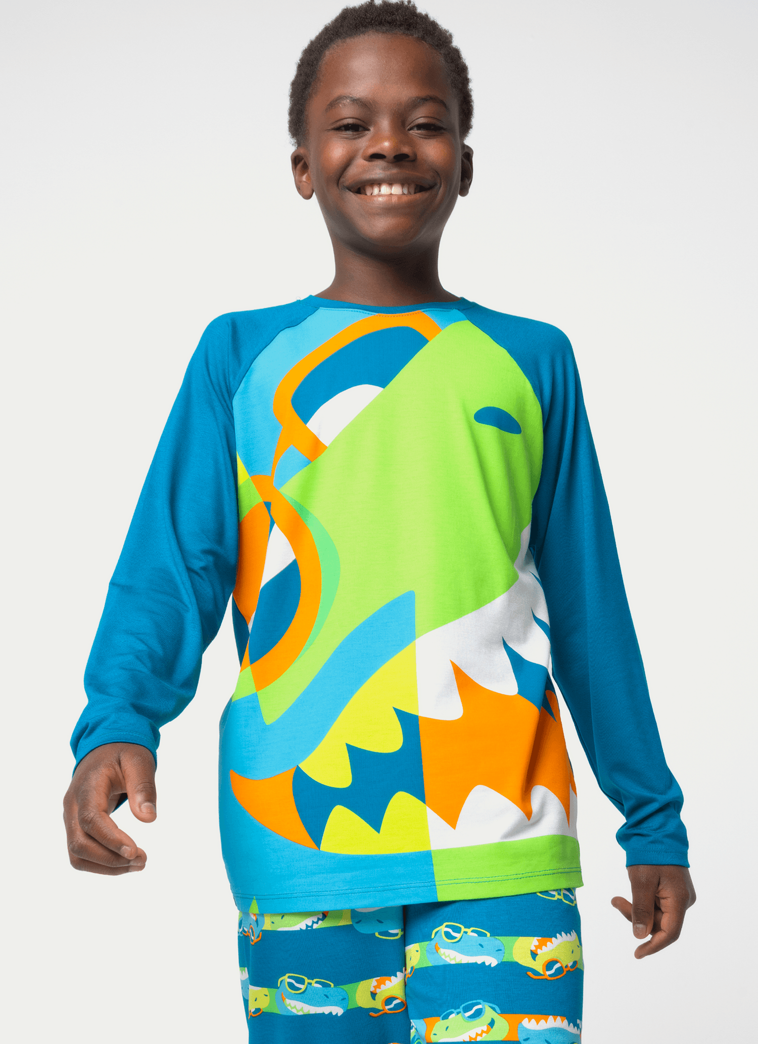 Pijama-Manga-Longa-Viscolycra-Menino-Teen-Dino