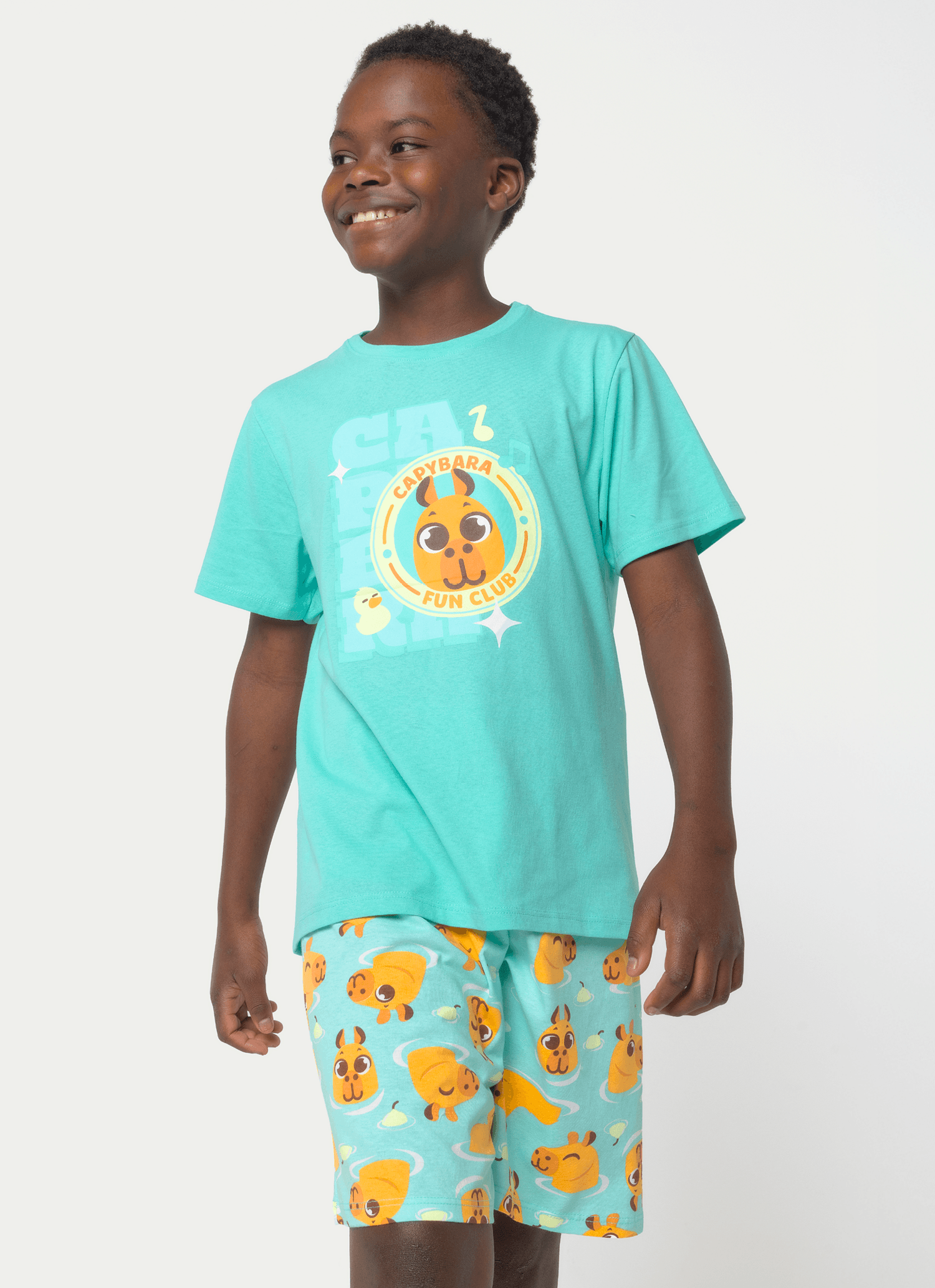 Pijama-Manga-Curta-Algodao-Menino-Teen-Capy-Bora