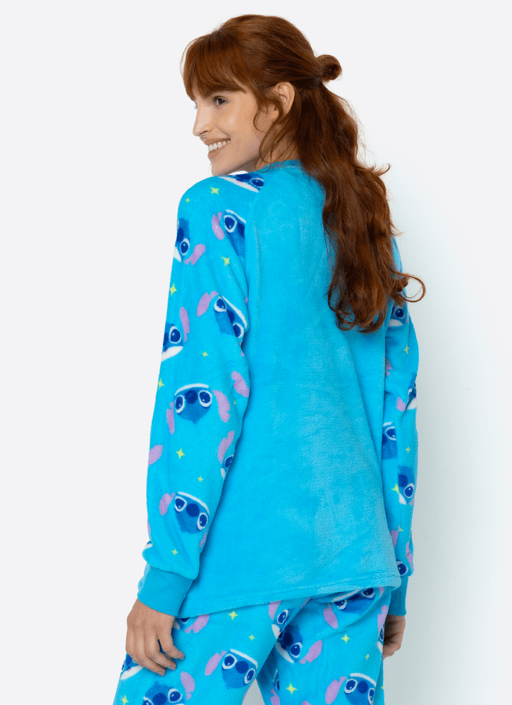 Pijama-Manga-Longa-Soft-Adulto-Stitch