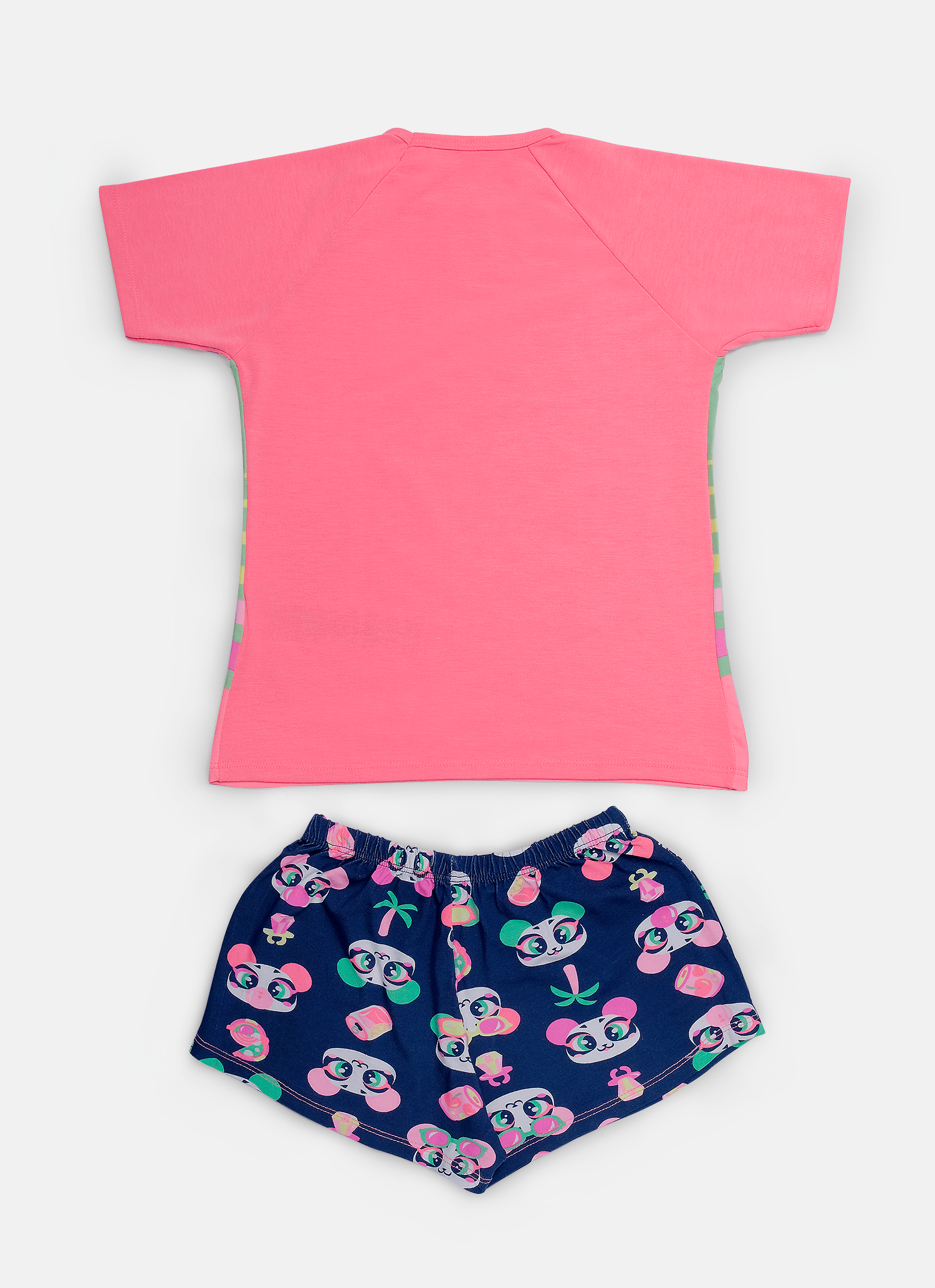 Pijama-Manga-Curta-Viscolycra-Menina-Panda-Miami