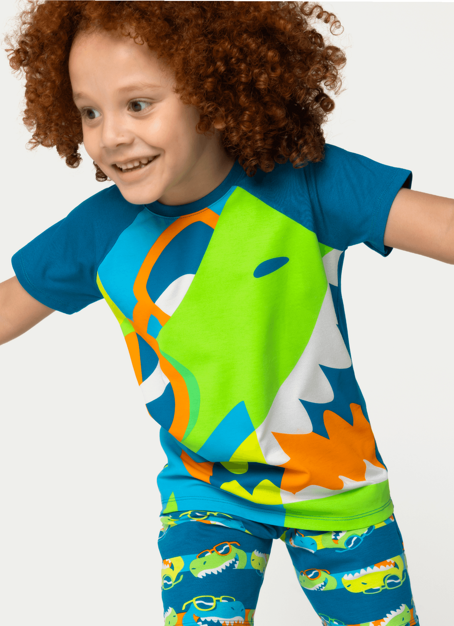 Pijama-Manga-Curta-Viscolycra-Menino-Dino