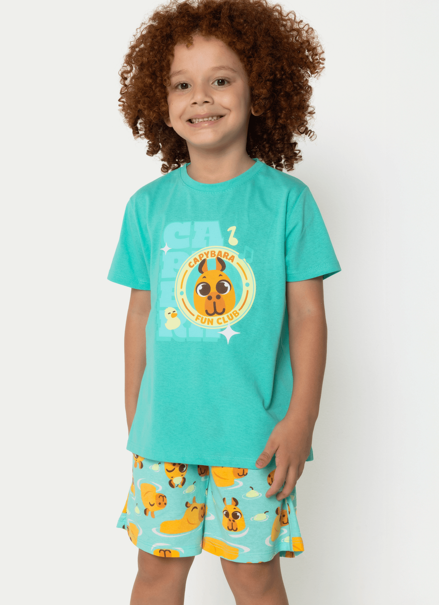 Pijama-Manga-Curta-Algodao-Menino-Capy-Bora