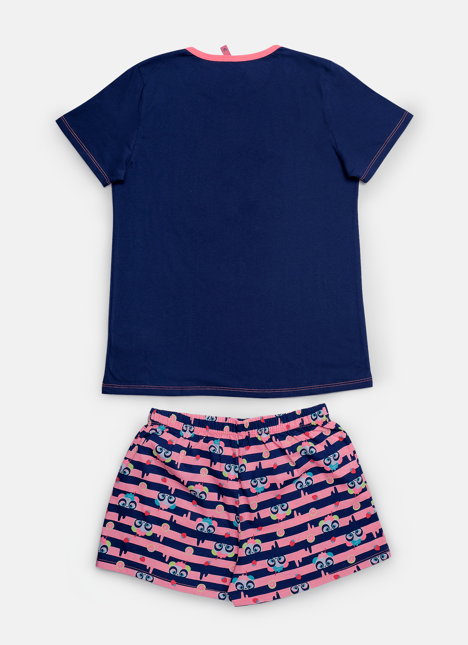 Pijama-Manga-Curta-Algodao-Feminino-Panda-Sweet
