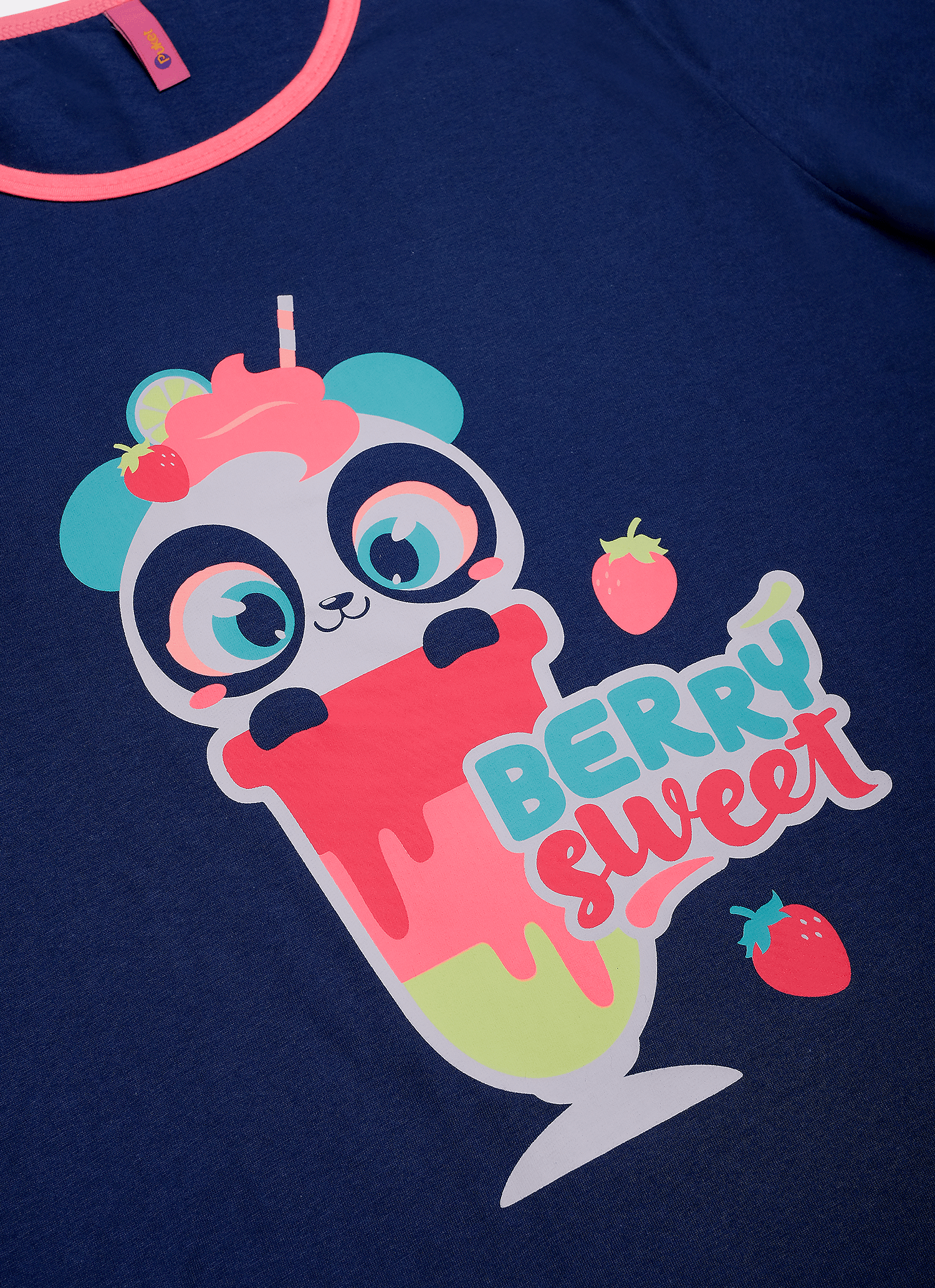 Pijama-Manga-Curta-Algodao-Feminino-Panda-Sweet