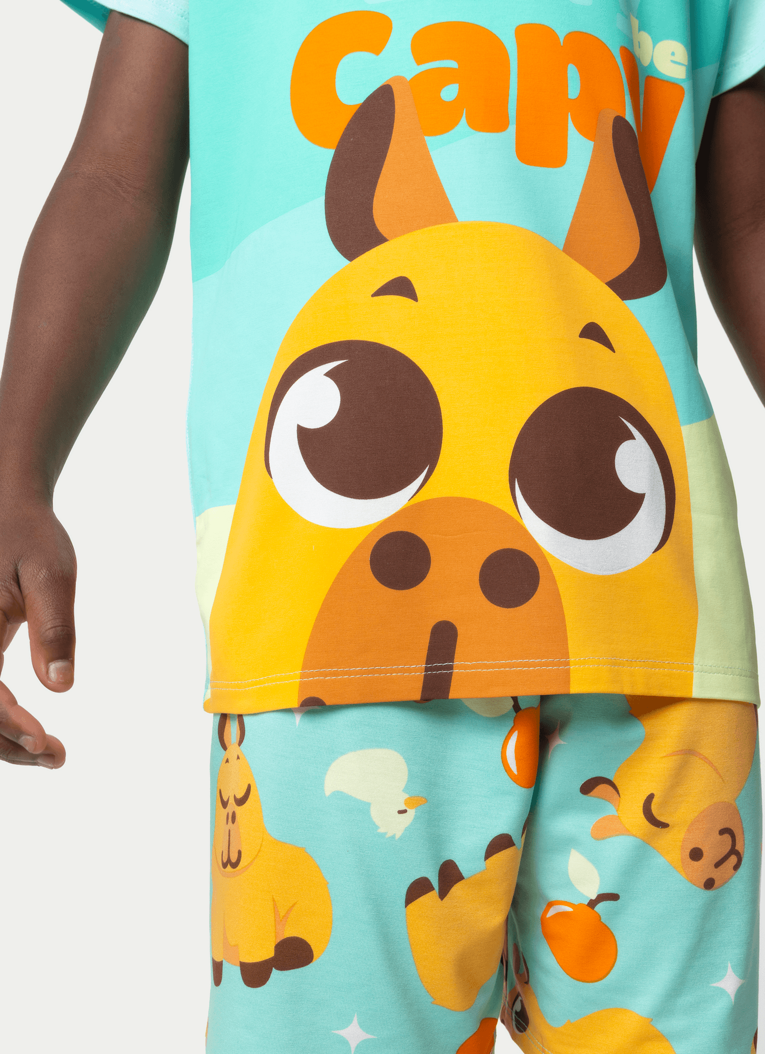 Pijama-Manga-Curta-Viscolycra-Menino-Teen-Capivara-Vibes